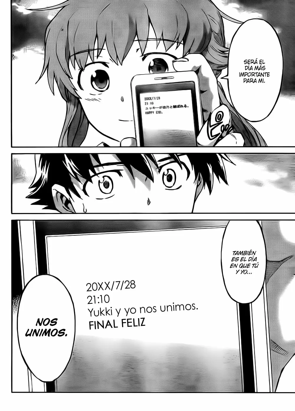 Mirai Nikki capítulo 52, página 3