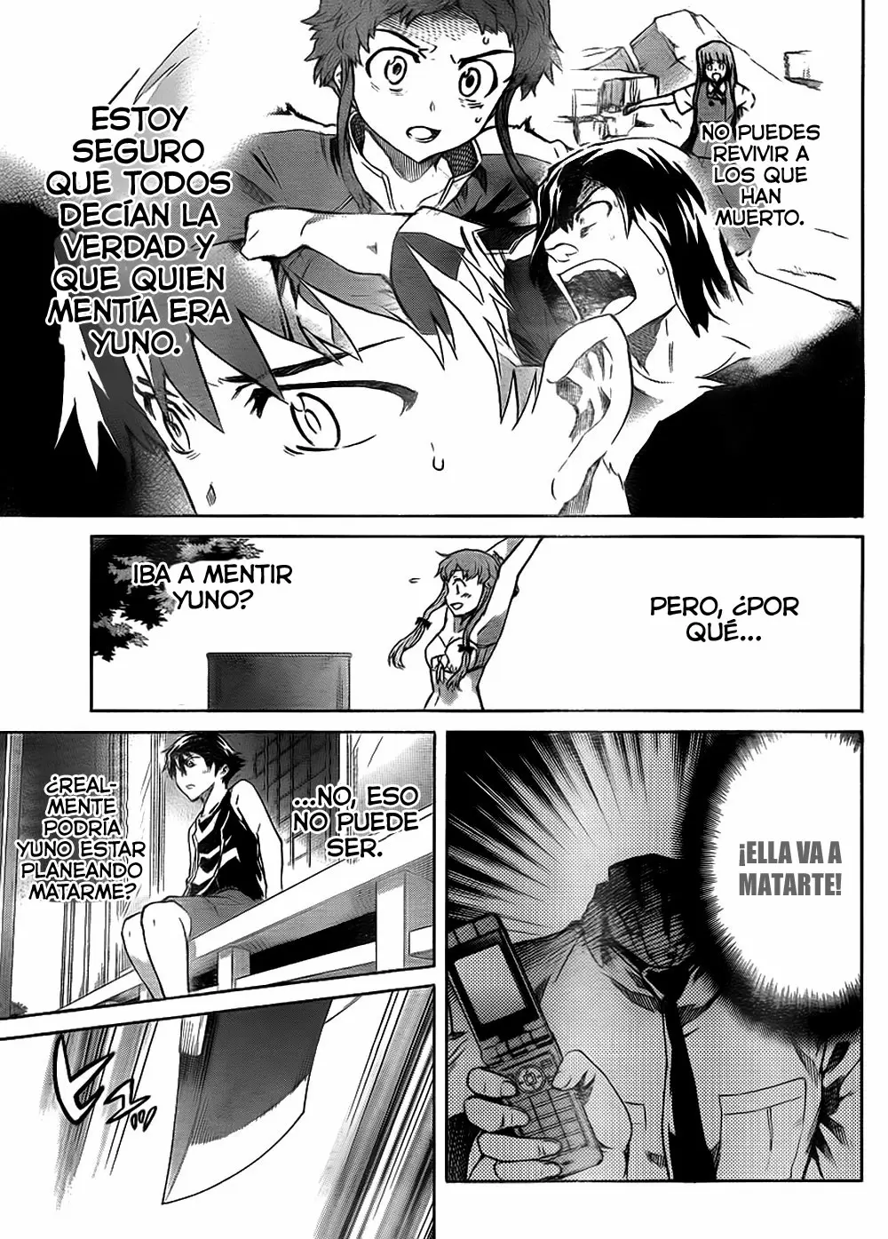 Mirai Nikki capítulo 52, página 12