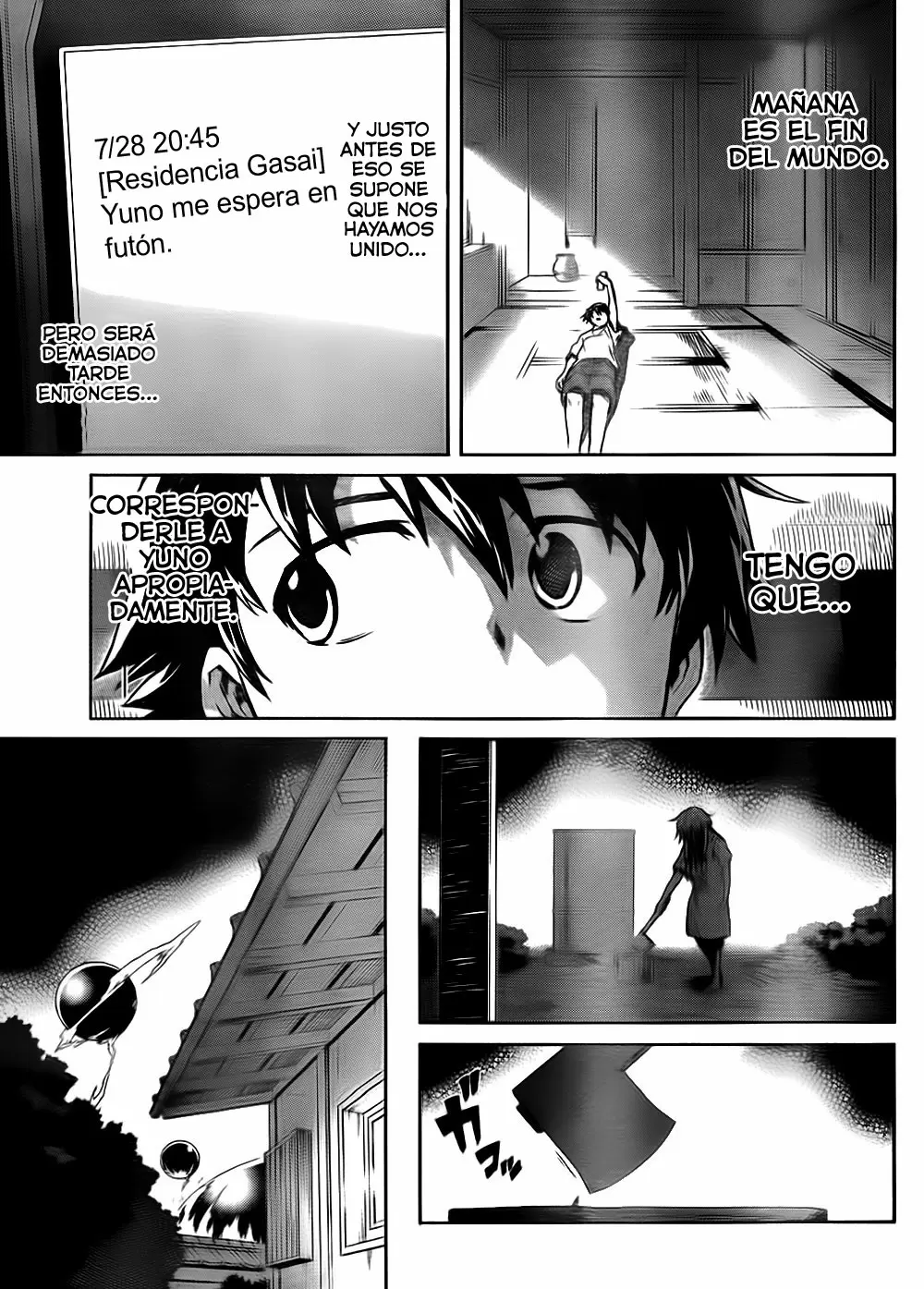 Mirai Nikki capítulo 52, página 19