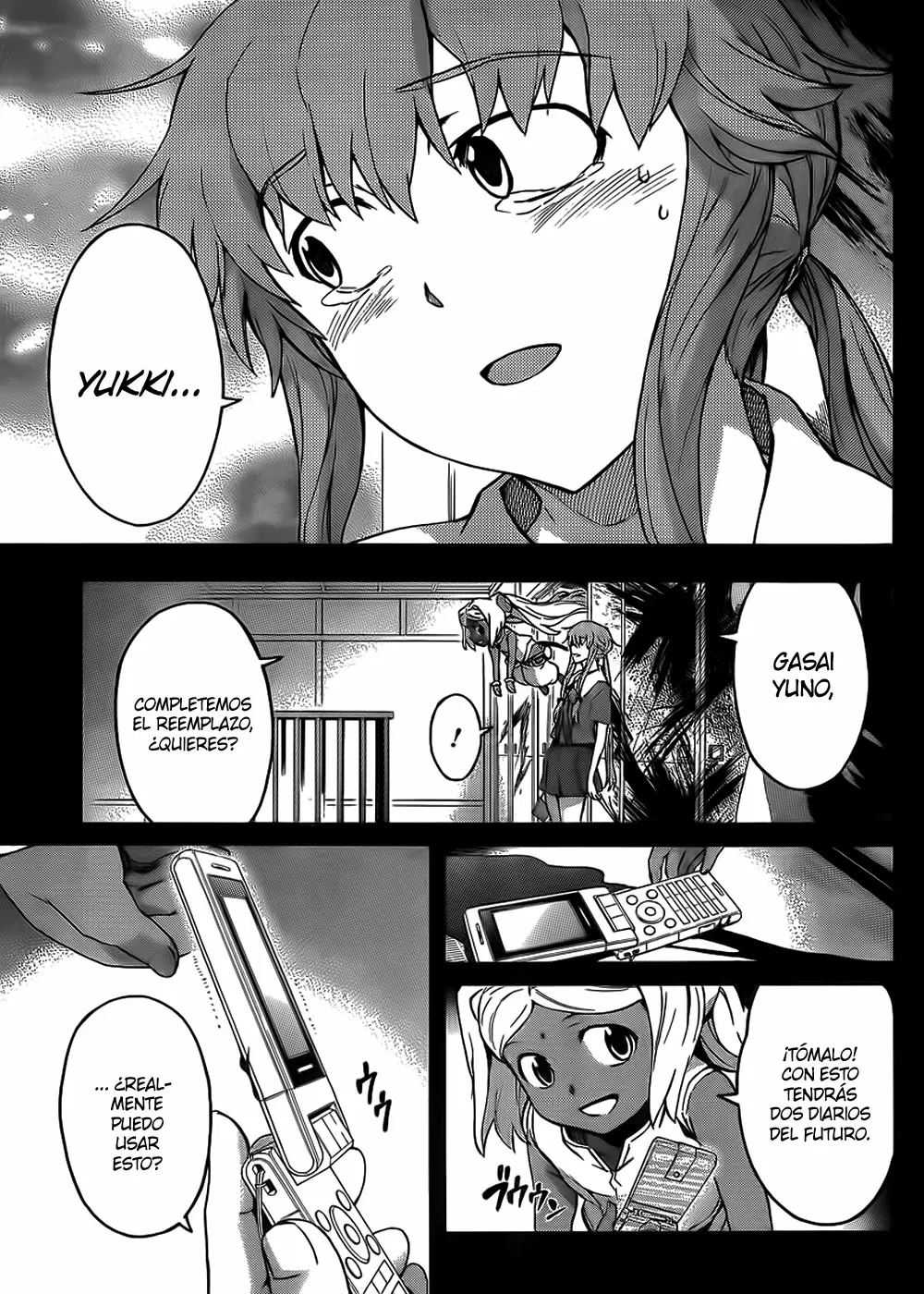 Mirai Nikki capítulo 54, página 4