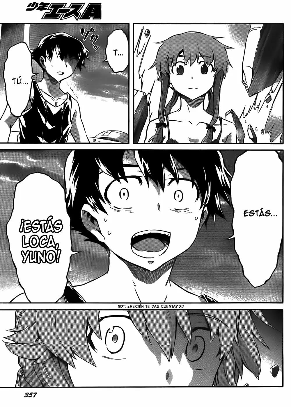 Mirai Nikki capítulo 54, página 18