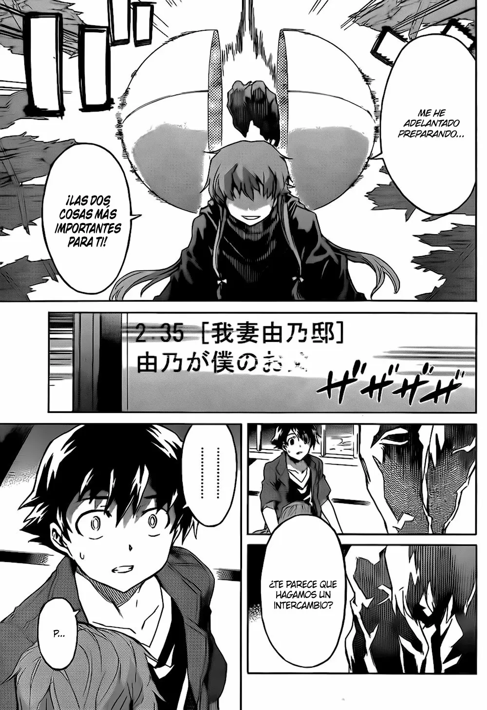 Mirai Nikki capítulo 55, página 33