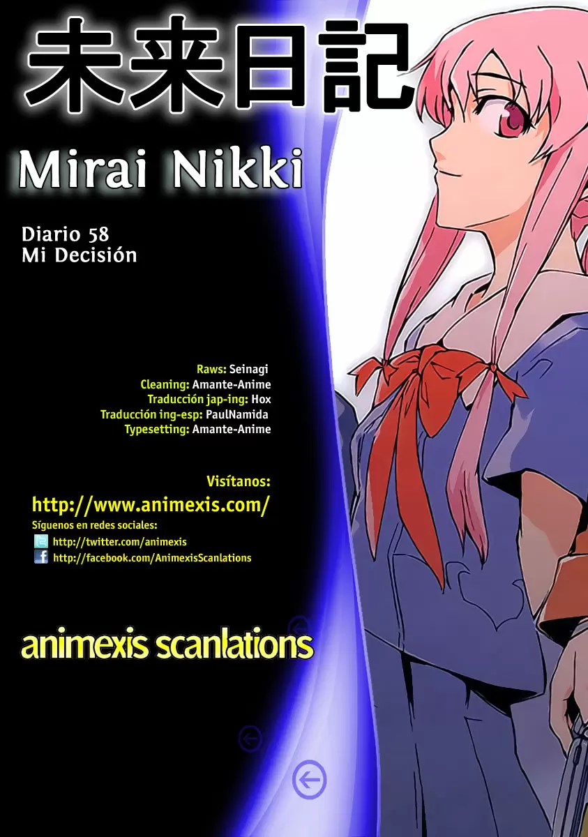 Mirai Nikki capítulo 58, página 1