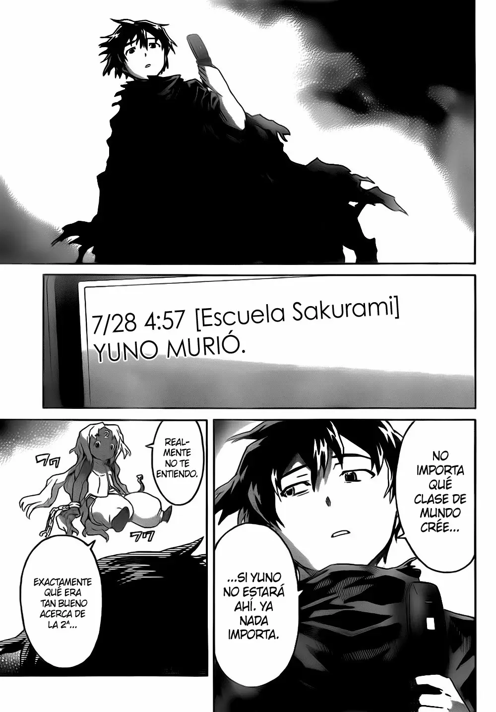 Mirai Nikki capítulo 59, página 28