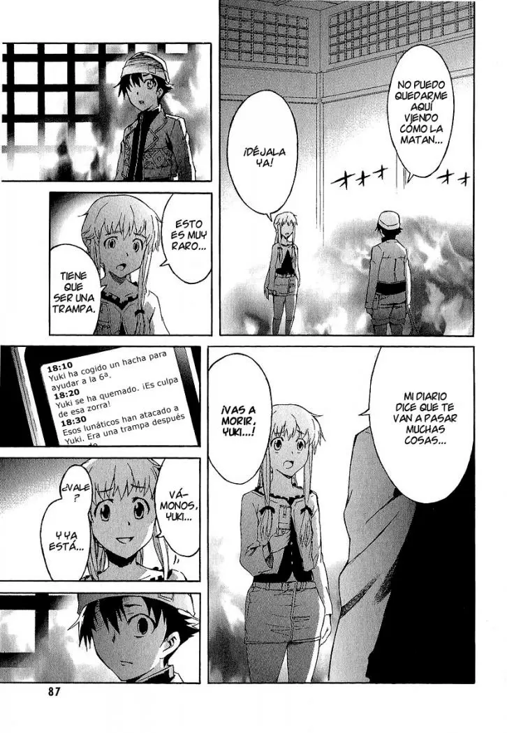 Mirai Nikki capítulo 6, página 38