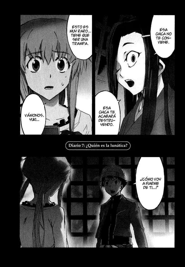 Mirai Nikki capítulo 7, página 1