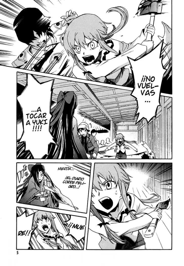 Mirai Nikki capítulo 9, página 5