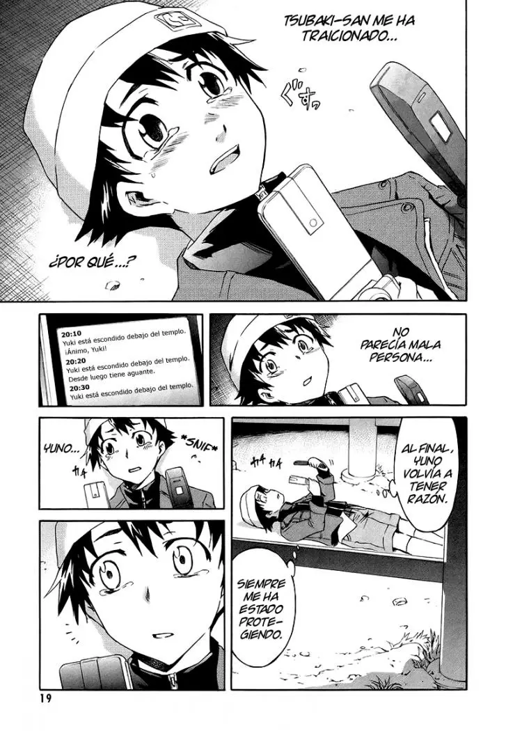 Mirai Nikki capítulo 9, página 19