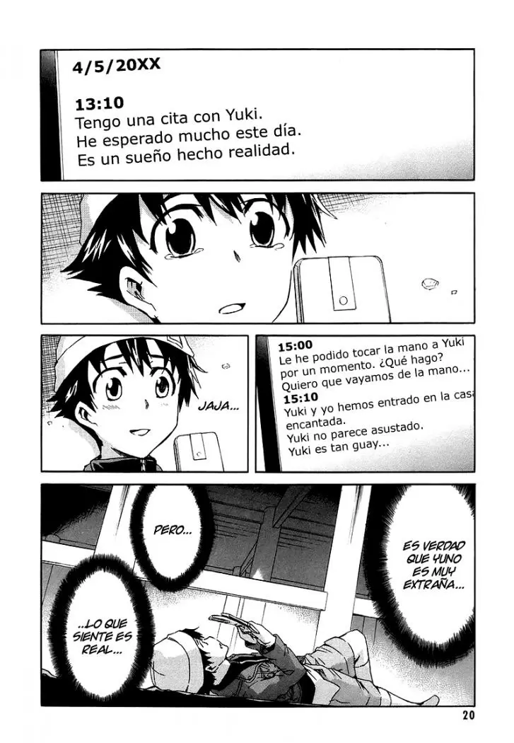 Mirai Nikki capítulo 9, página 20