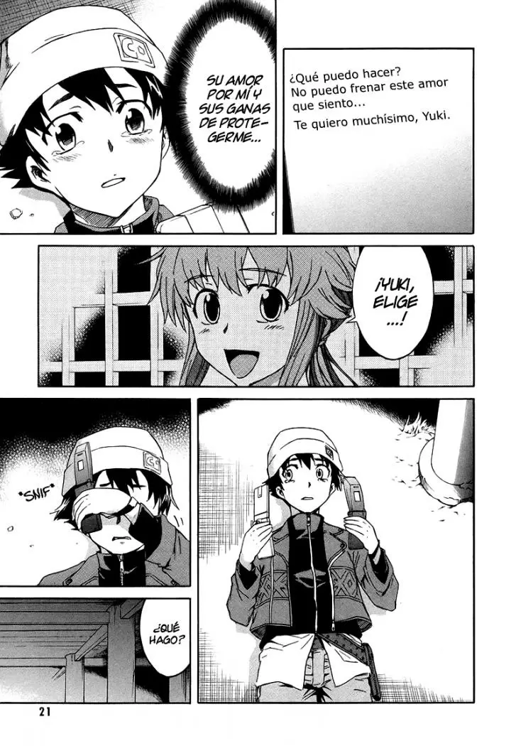 Mirai Nikki capítulo 9, página 21