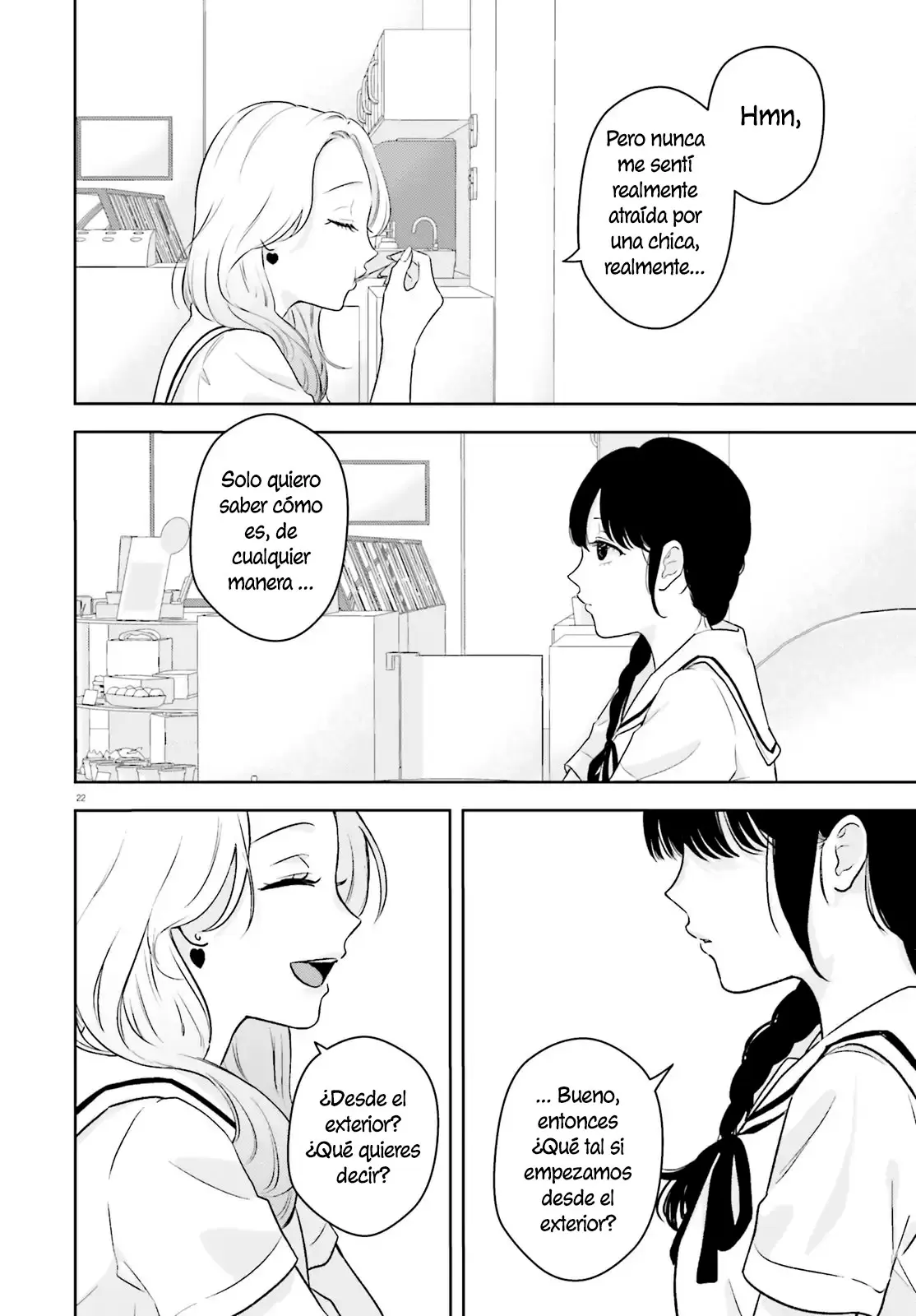 Nanoka-kan Gentei Kanojo capítulo 1, página 21