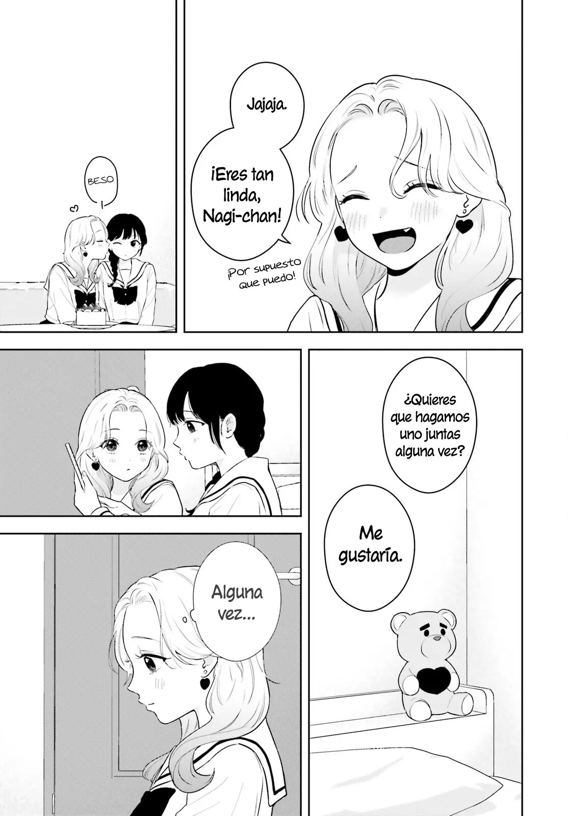 Nanoka-kan Gentei Kanojo capítulo 15, página 17