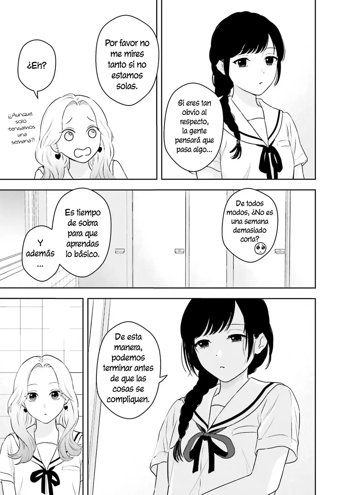 Nanoka-kan Gentei Kanojo capítulo 2, página 9