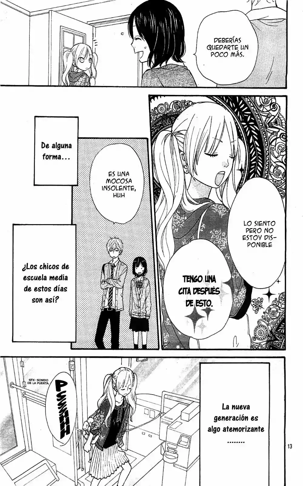 Ookami Shoujo to Kuro Ouji capítulo 24, página 13