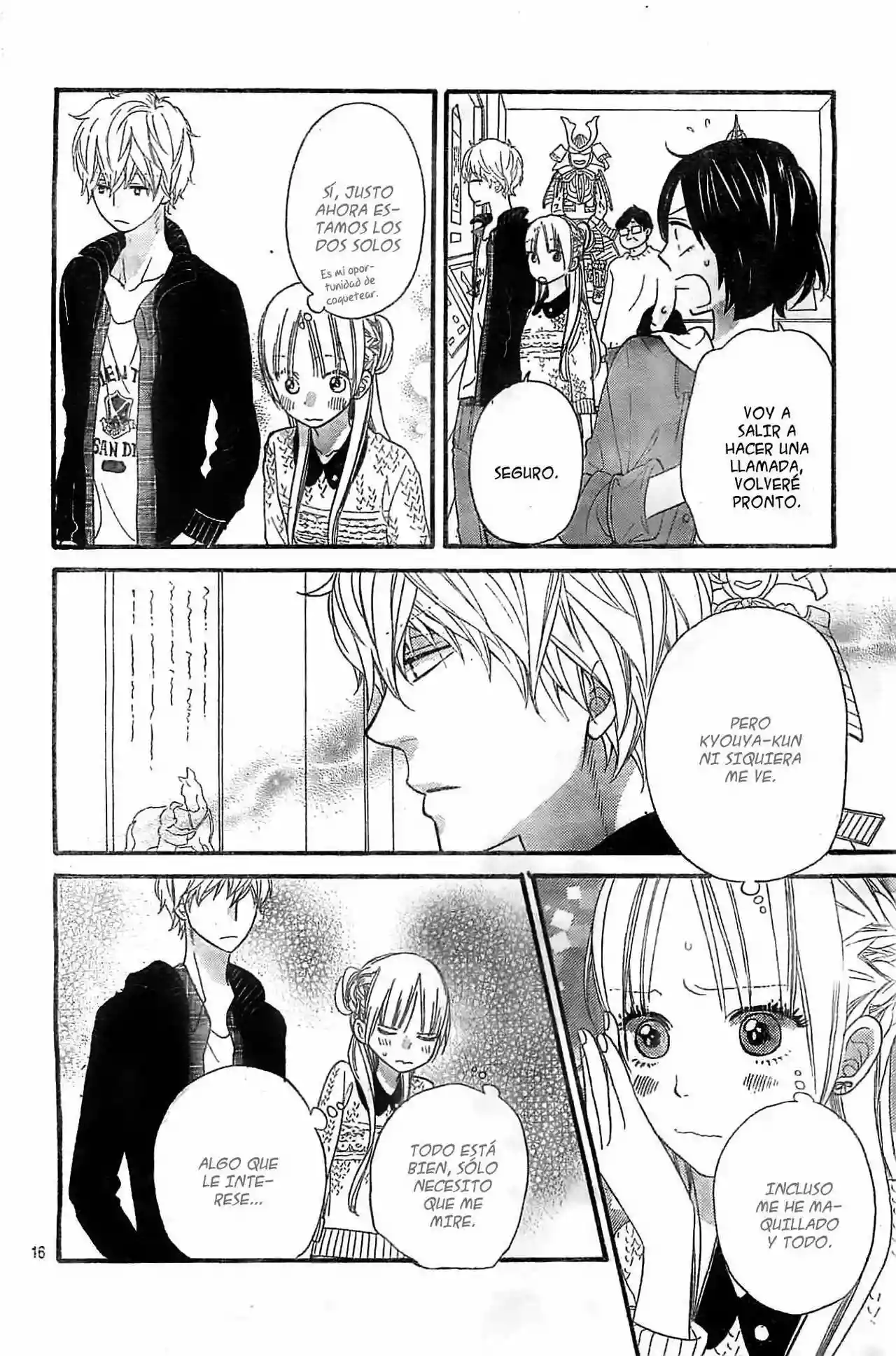 Ookami Shoujo to Kuro Ouji capítulo 26, página 16