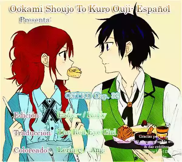 Ookami Shoujo to Kuro Ouji capítulo 32, página 2