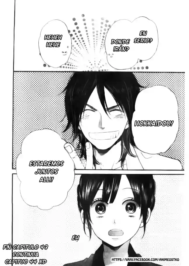 Ookami Shoujo to Kuro Ouji capítulo 43, página 44