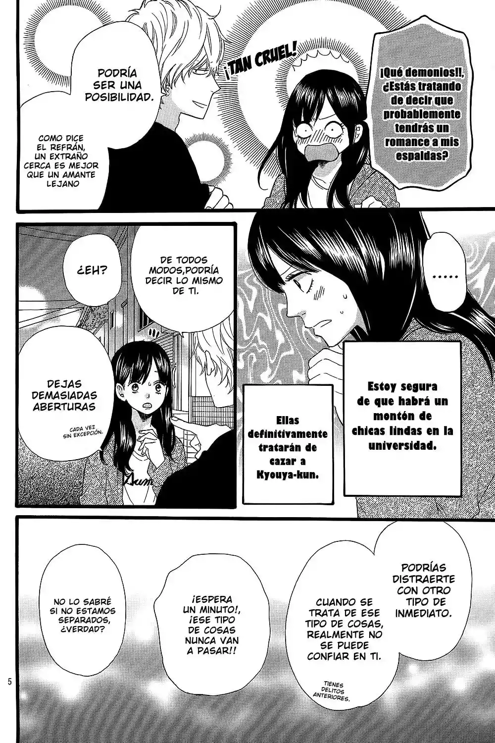 Ookami Shoujo to Kuro Ouji capítulo 53, página 6