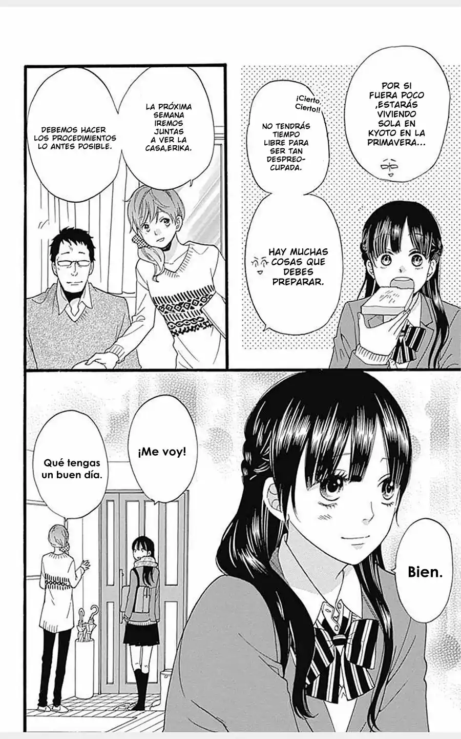 Ookami Shoujo to Kuro Ouji capítulo 56, página 7