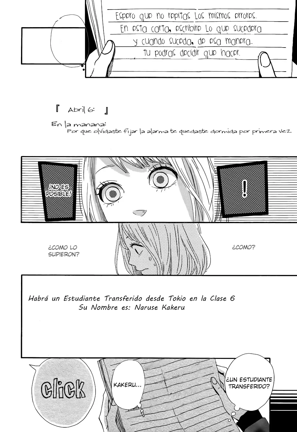 Orange capítulo 1, página 7