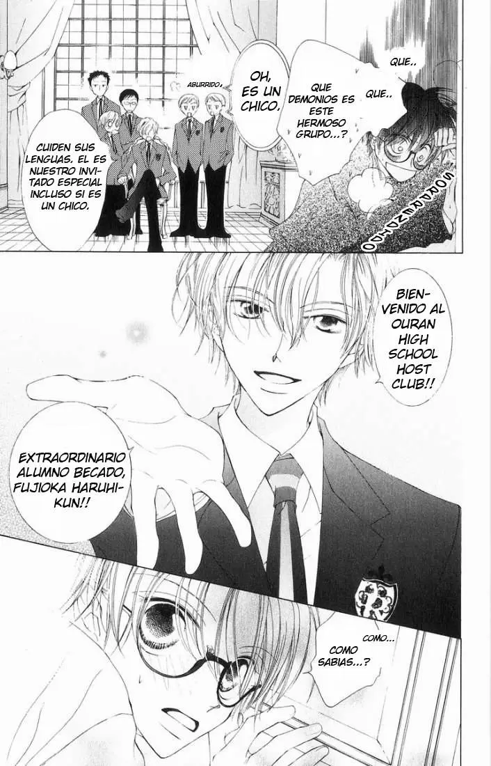 Ouran High School Host Club capítulo 1, página 9