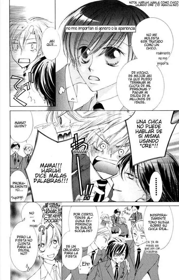 Ouran High School Host Club capítulo 2, página 16