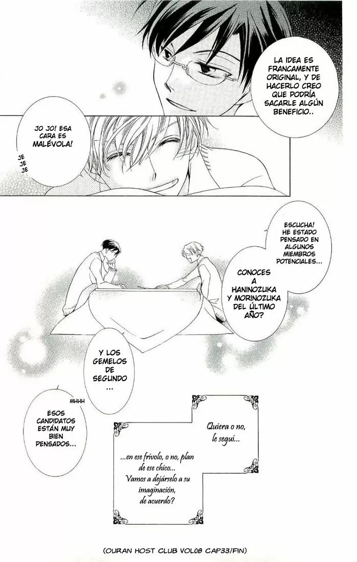 Ouran High School Host Club capítulo 33, página 31