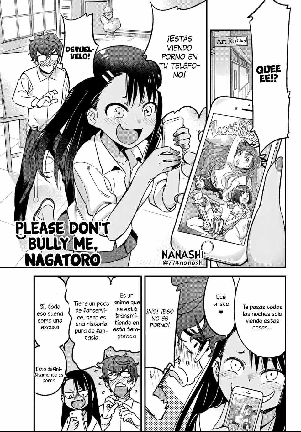 Please don't bully me, Nagatoro capítulo 0, página 2