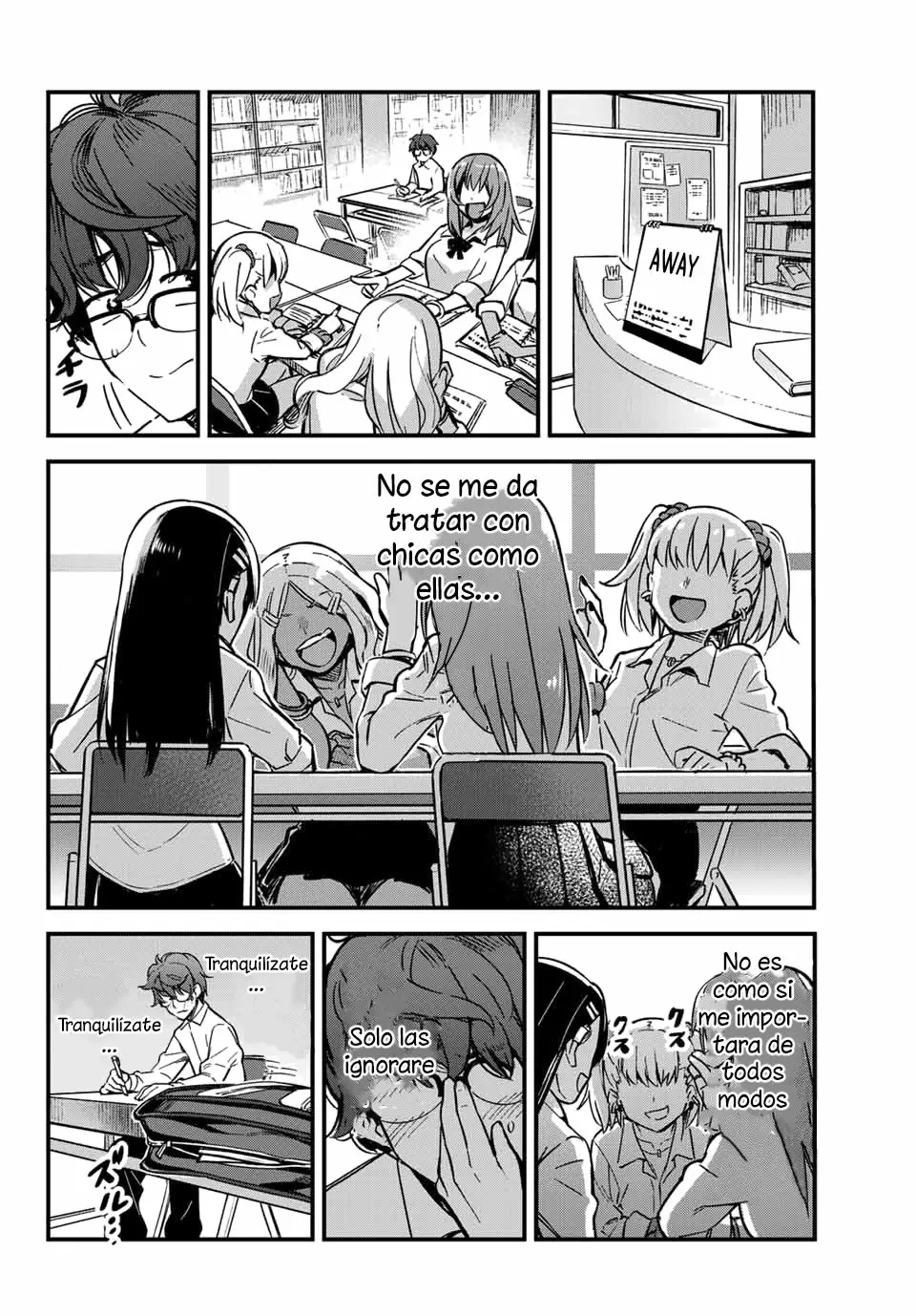 Please don't bully me, Nagatoro capítulo 1, página 3