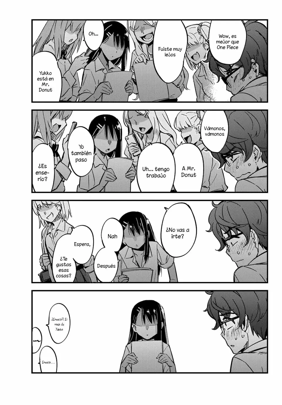 Please don't bully me, Nagatoro capítulo 1, página 6