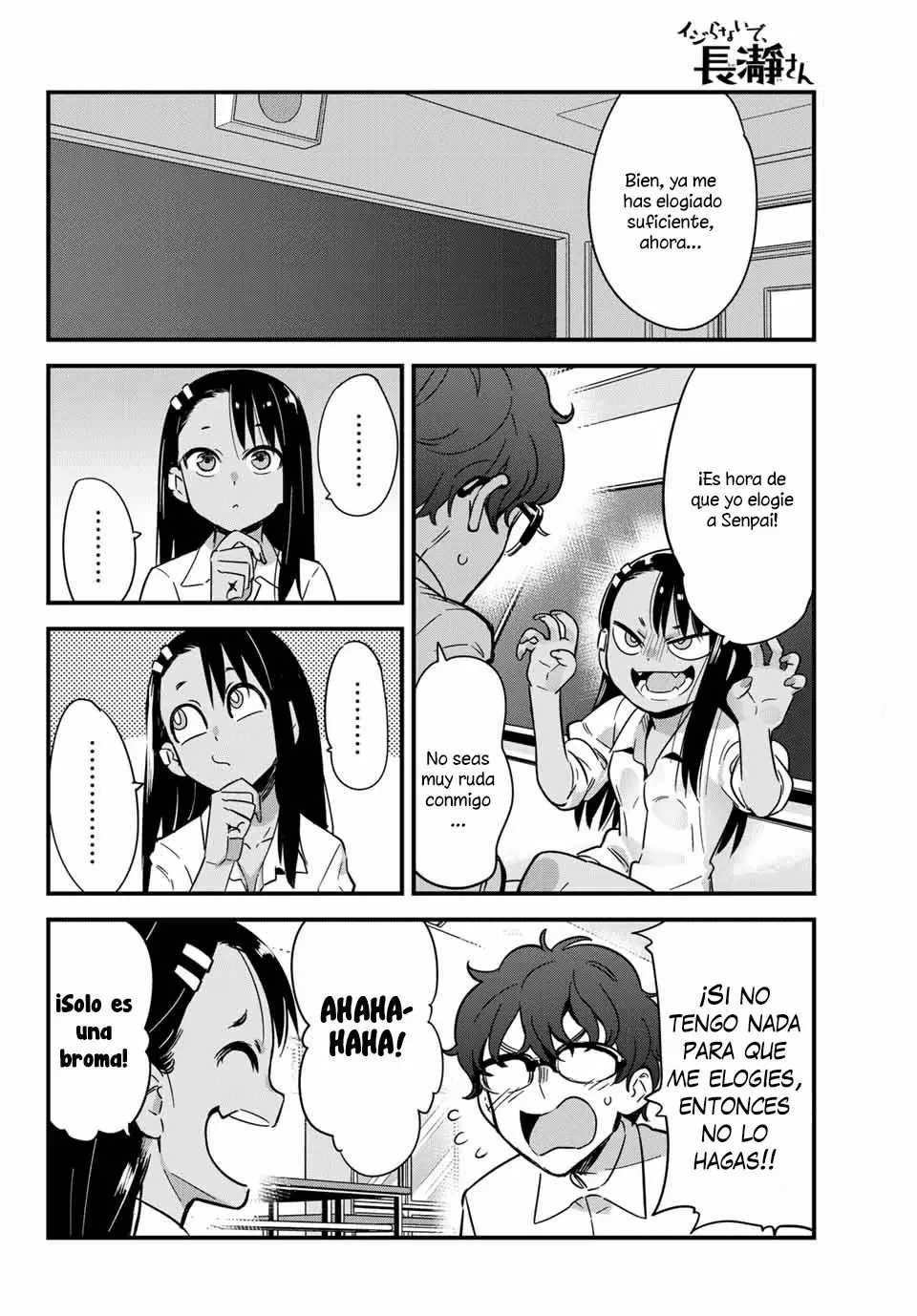 Please don't bully me, Nagatoro capítulo 10.5, página 9