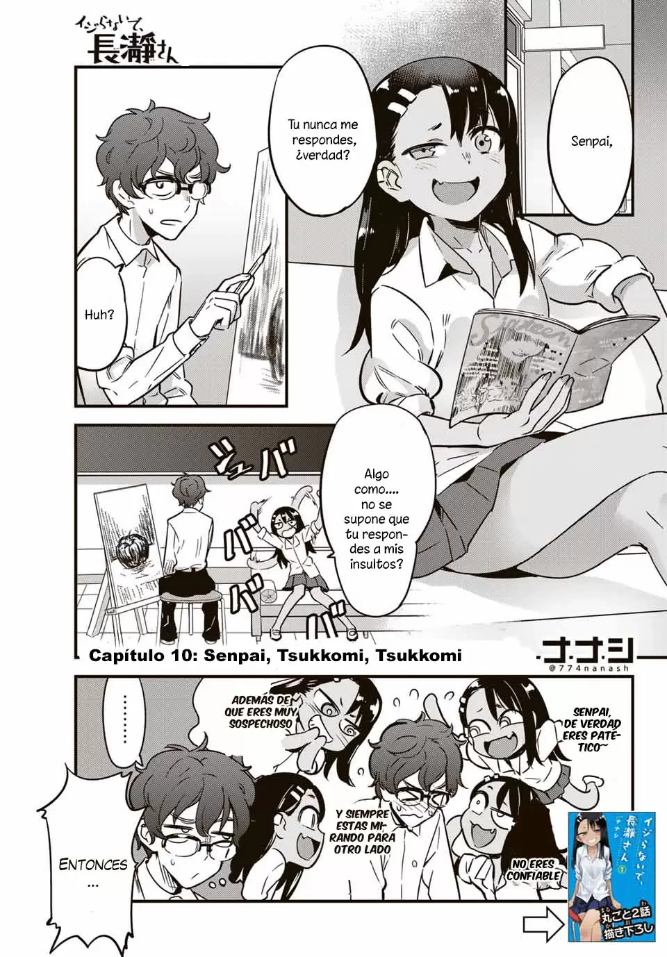 Please don't bully me, Nagatoro capítulo 10, página 2