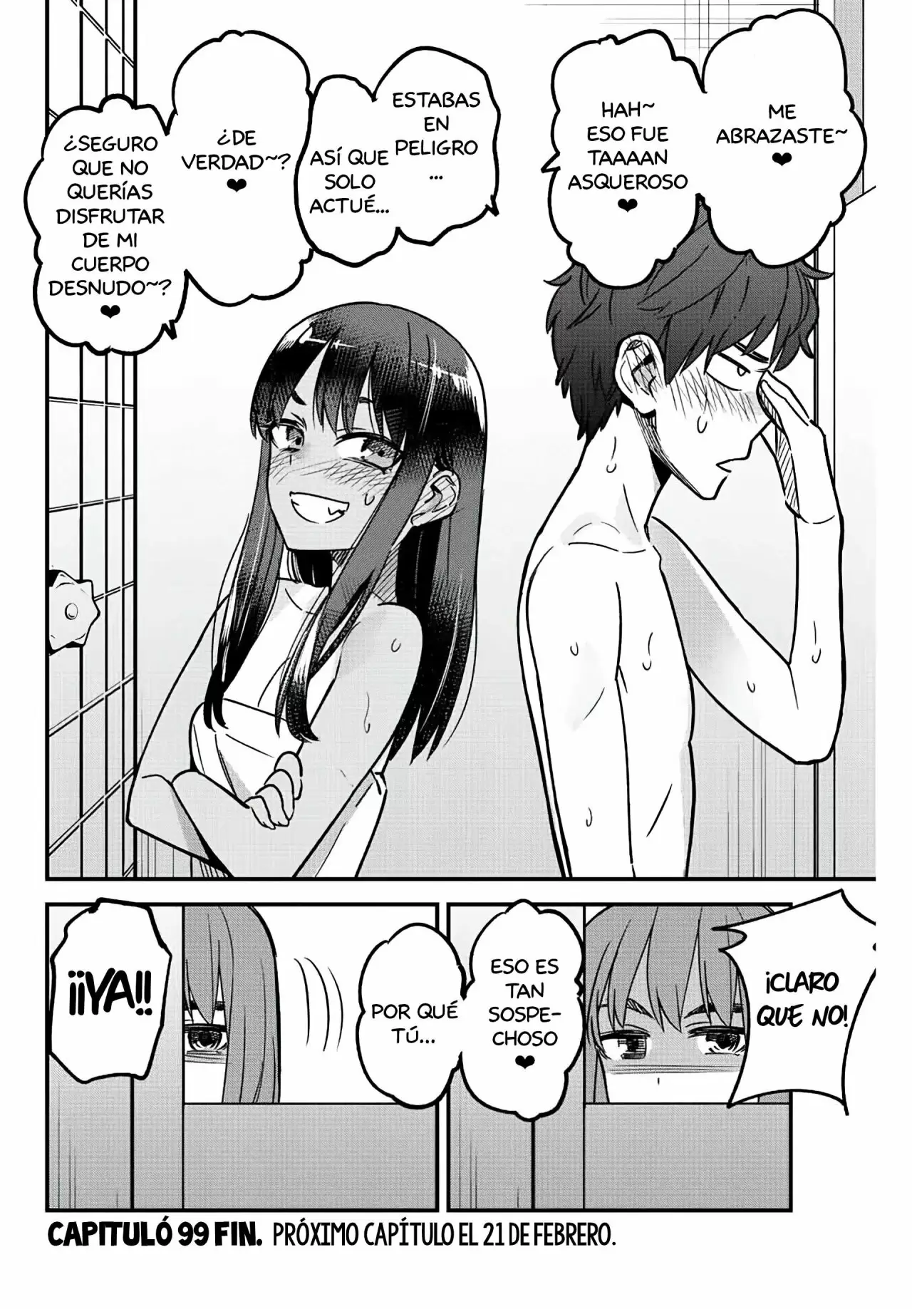 Please don't bully me, Nagatoro capítulo 100, página 26