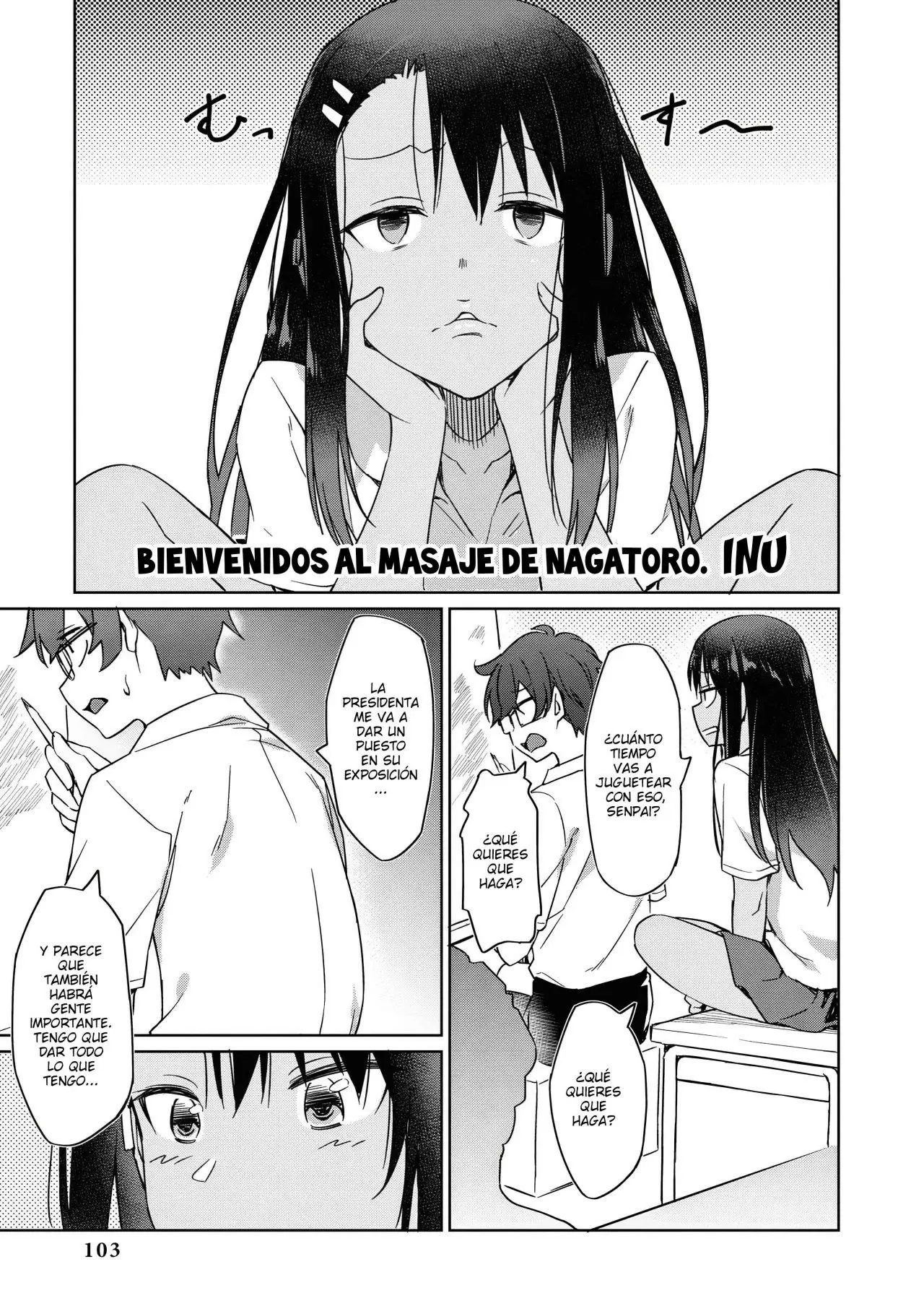 Please don't bully me, Nagatoro capítulo 105.5, página 5