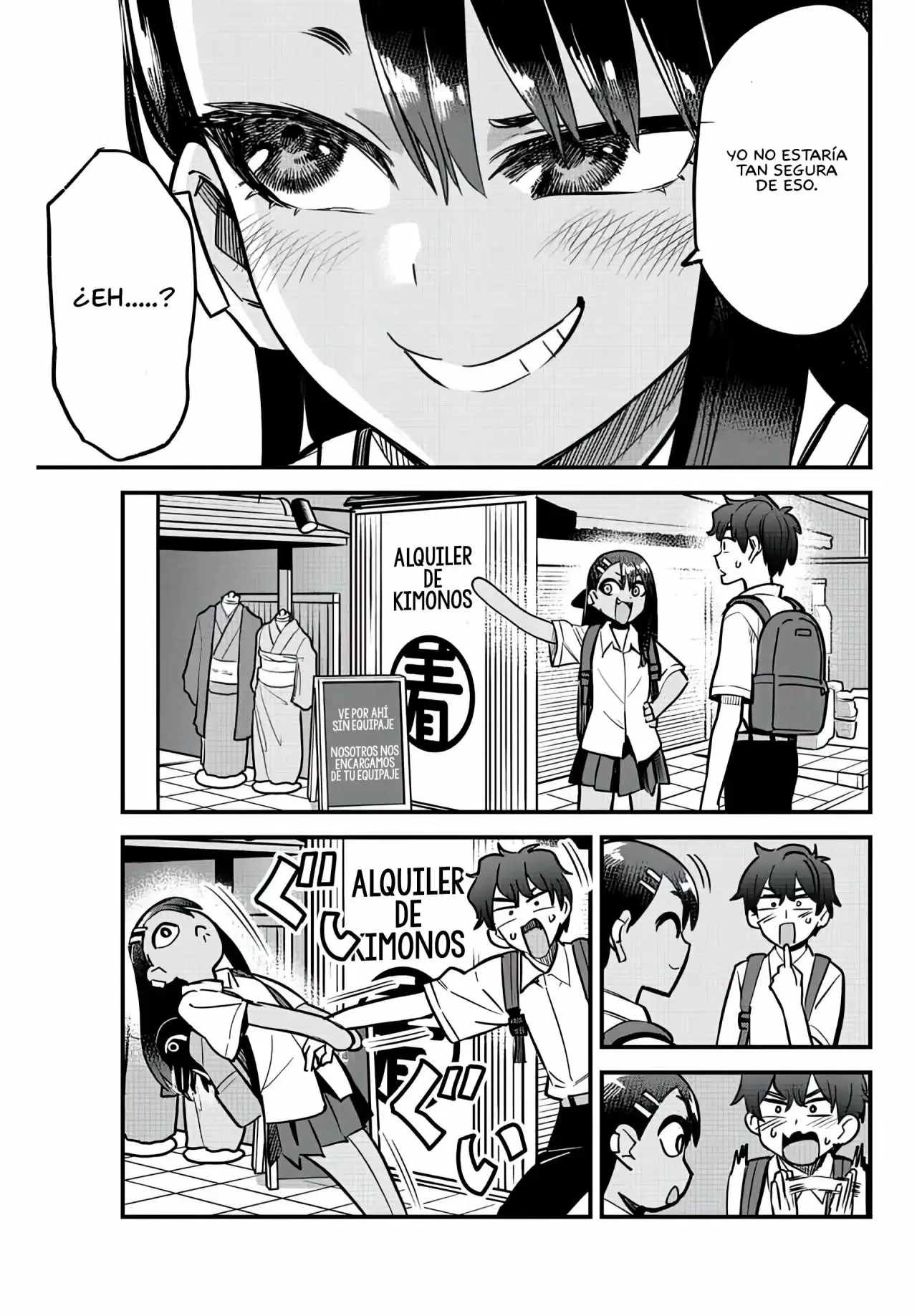 Please don't bully me, Nagatoro capítulo 106, página 14