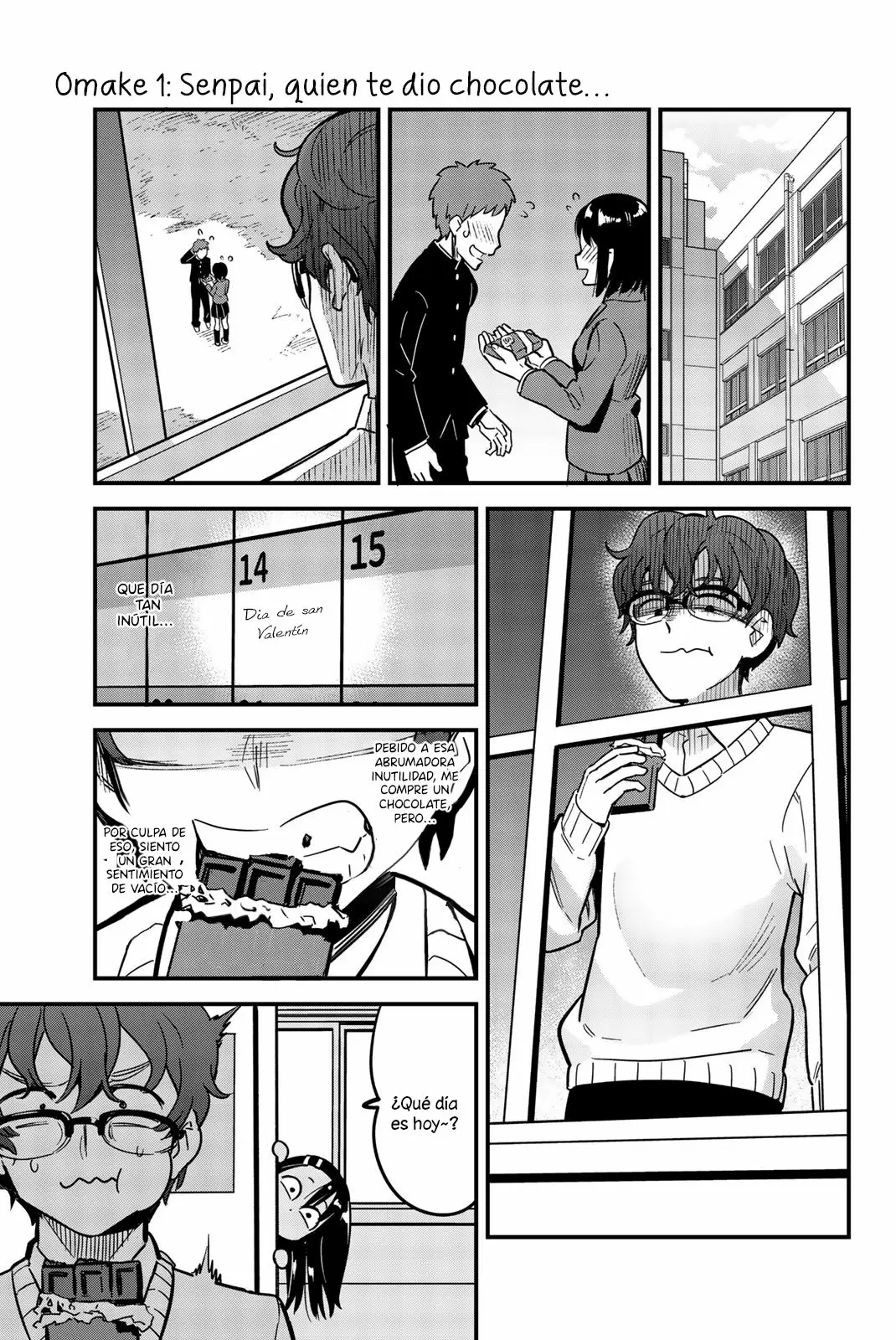 Please don't bully me, Nagatoro capítulo 11.5, página 2