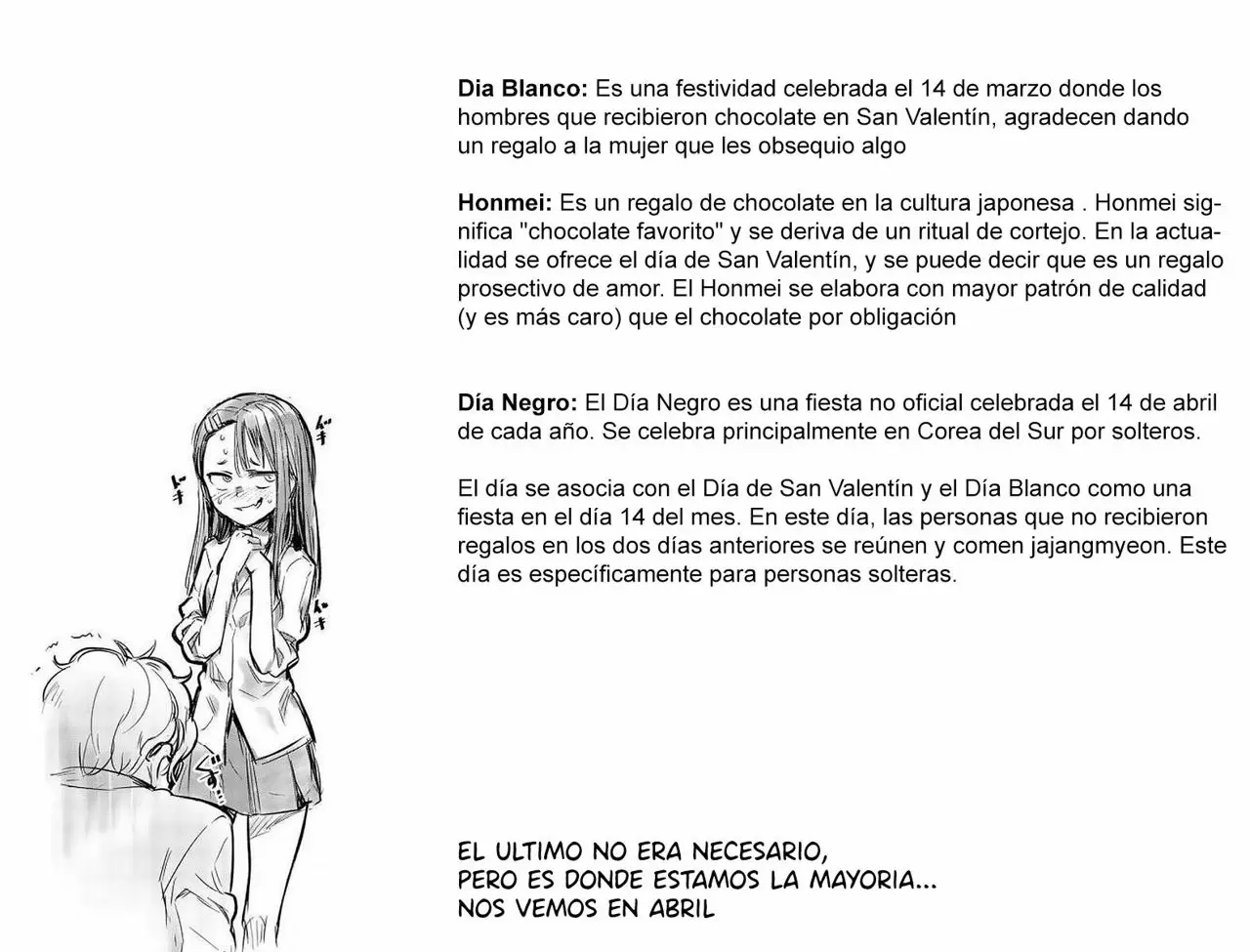 Please don't bully me, Nagatoro capítulo 11.7, página 7