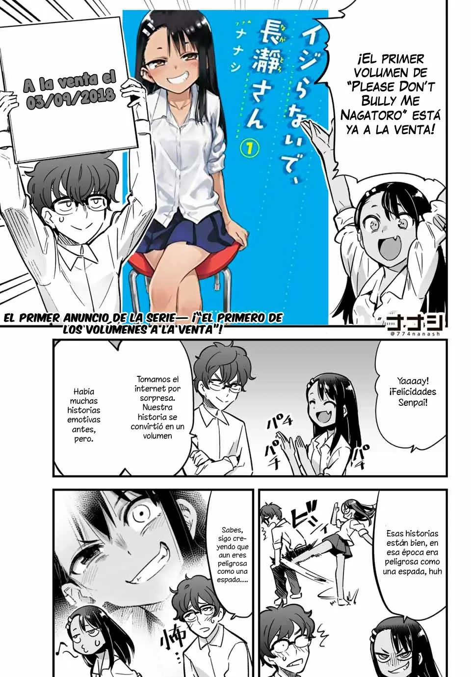Please don't bully me, Nagatoro capítulo 11, página 2