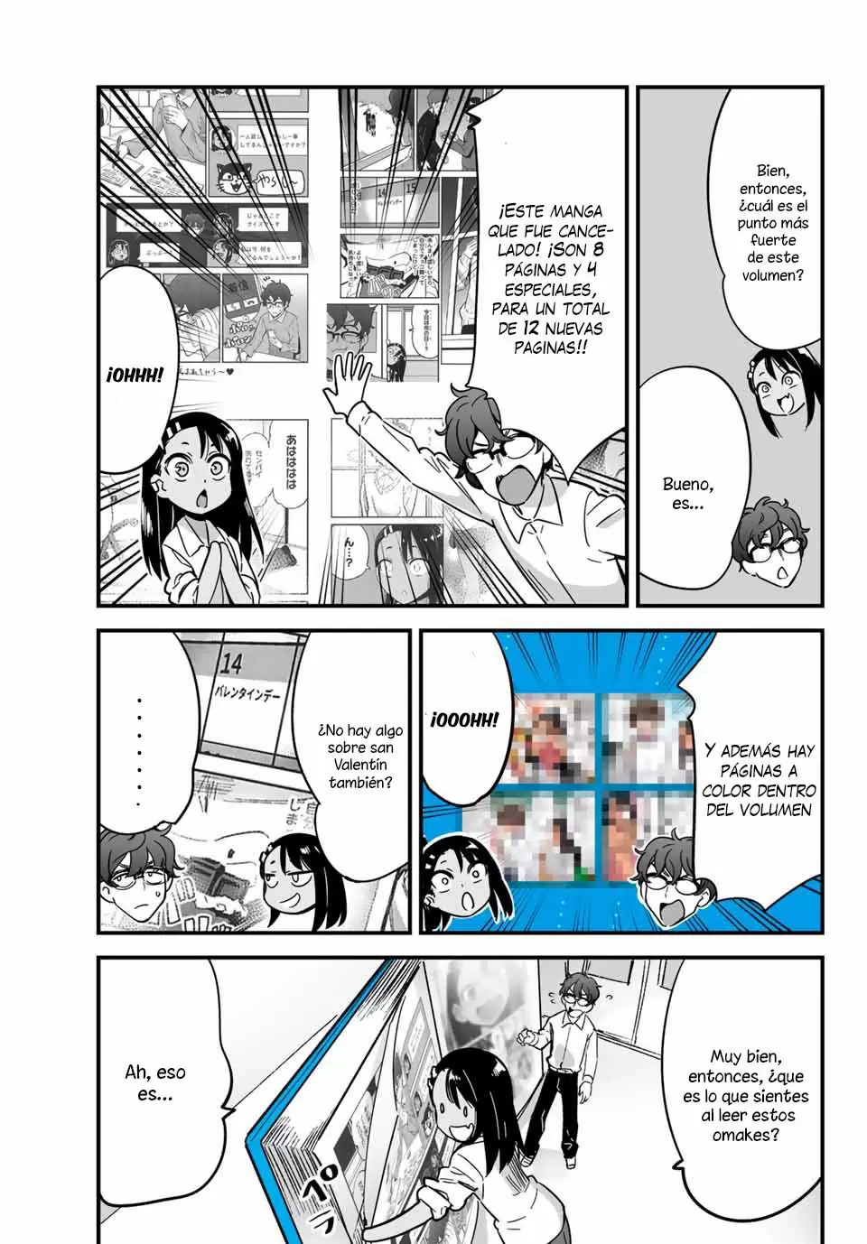 Please don't bully me, Nagatoro capítulo 11, página 4