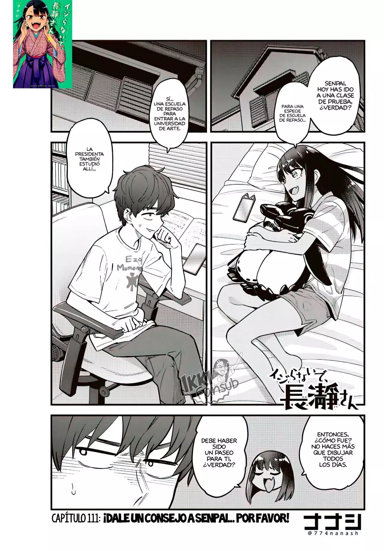 Please don't bully me, Nagatoro capítulo 112, página 4