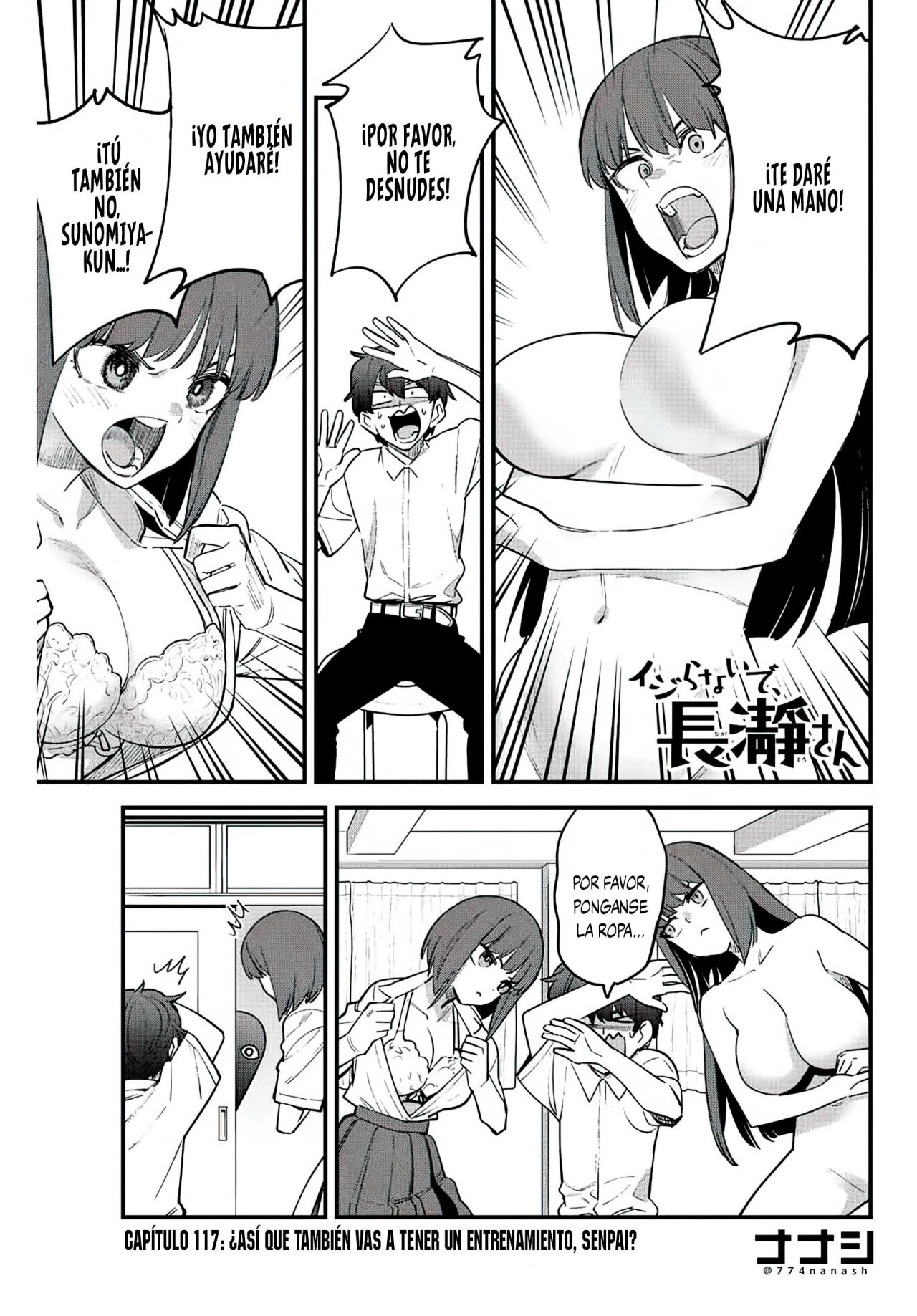 Please don't bully me, Nagatoro capítulo 118, página 4