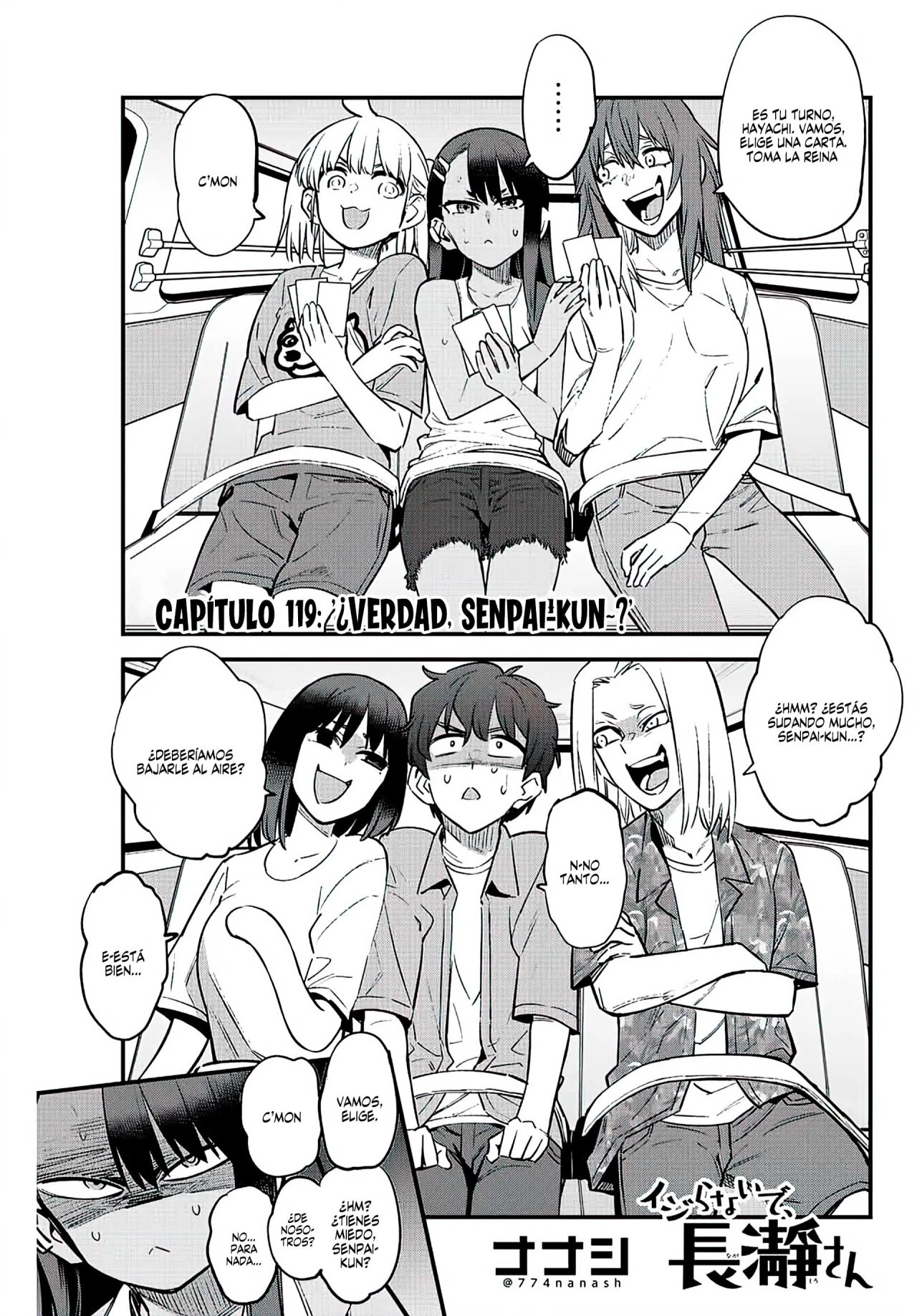Please don't bully me, Nagatoro capítulo 120, página 4