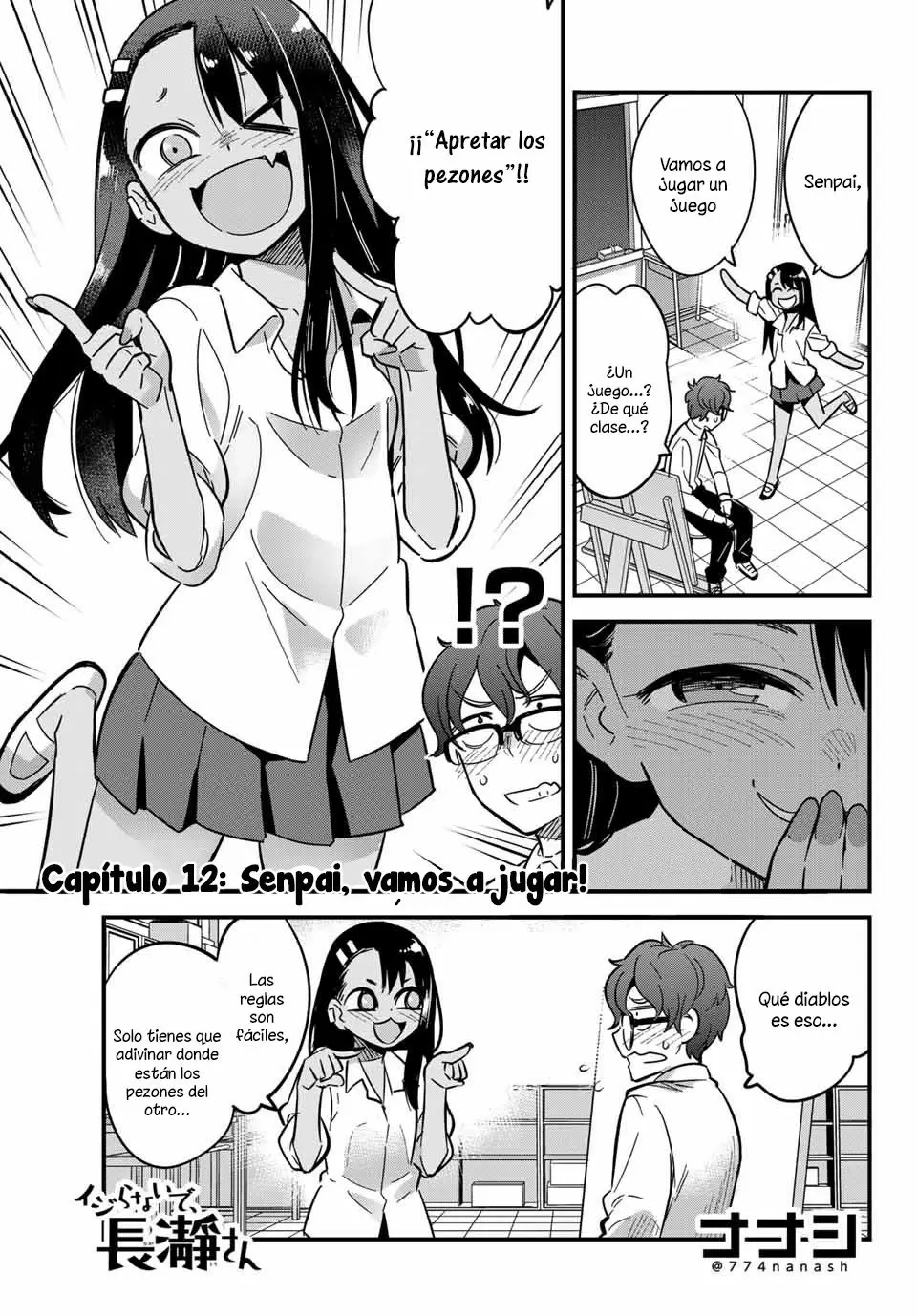 Please don't bully me, Nagatoro capítulo 13, página 2