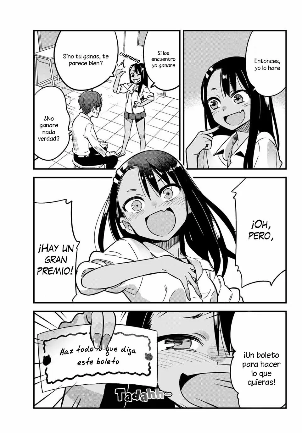 Please don't bully me, Nagatoro capítulo 13, página 4