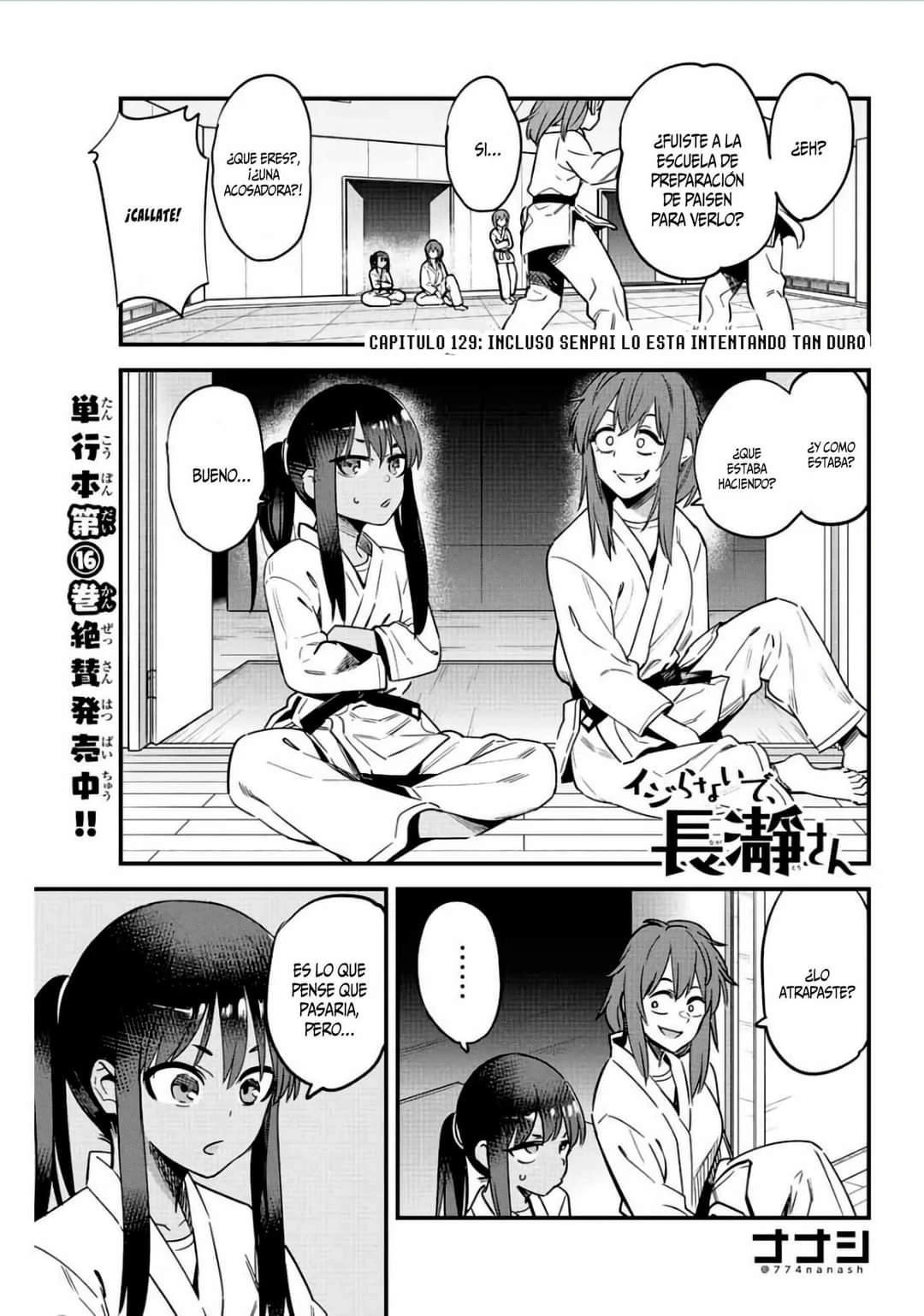Please don't bully me, Nagatoro capítulo 130, página 4
