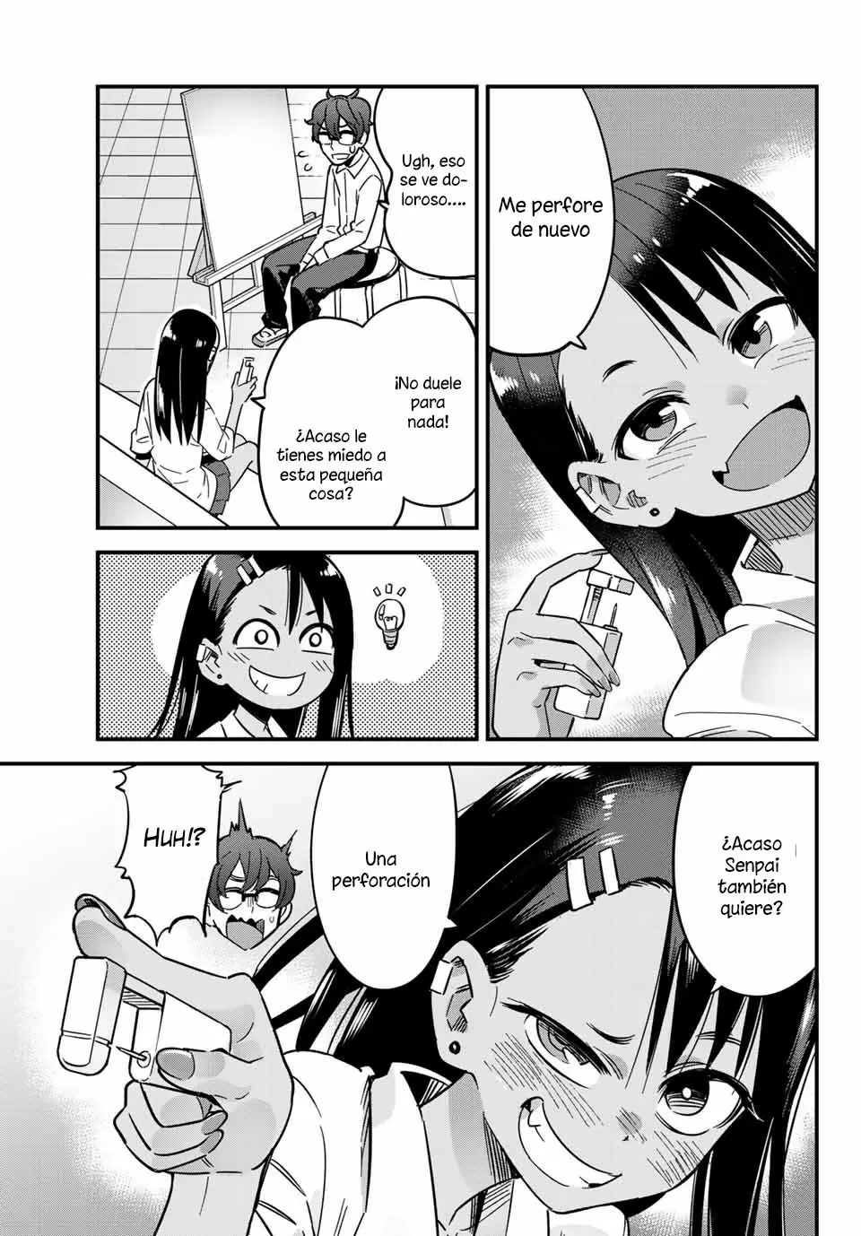 Please don't bully me, Nagatoro capítulo 15, página 4