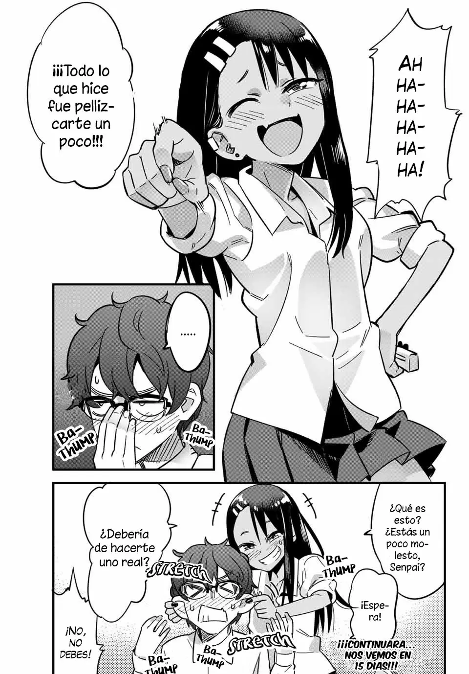 Please don't bully me, Nagatoro capítulo 15, página 10
