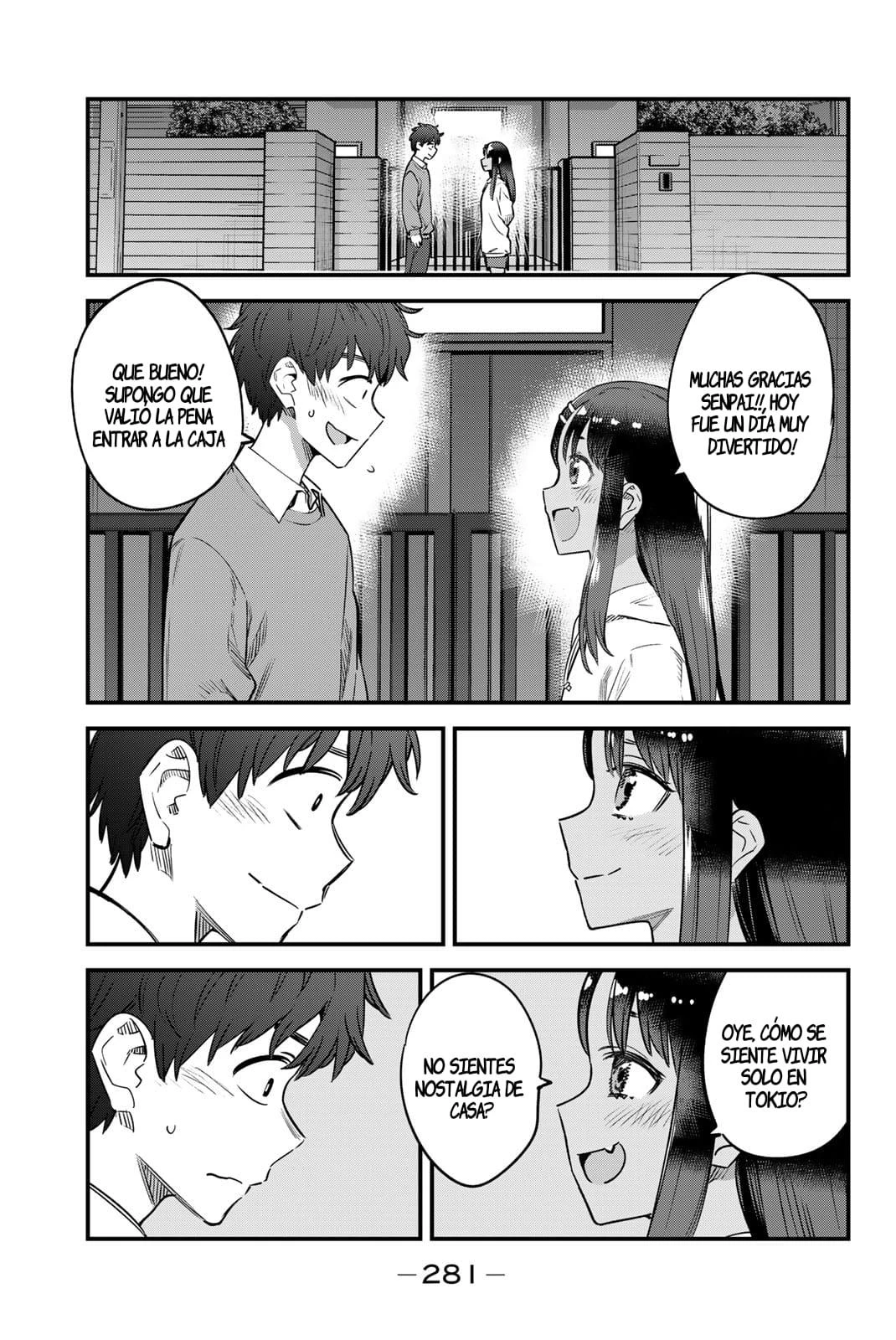 Please don't bully me, Nagatoro capítulo 155.5, página 8