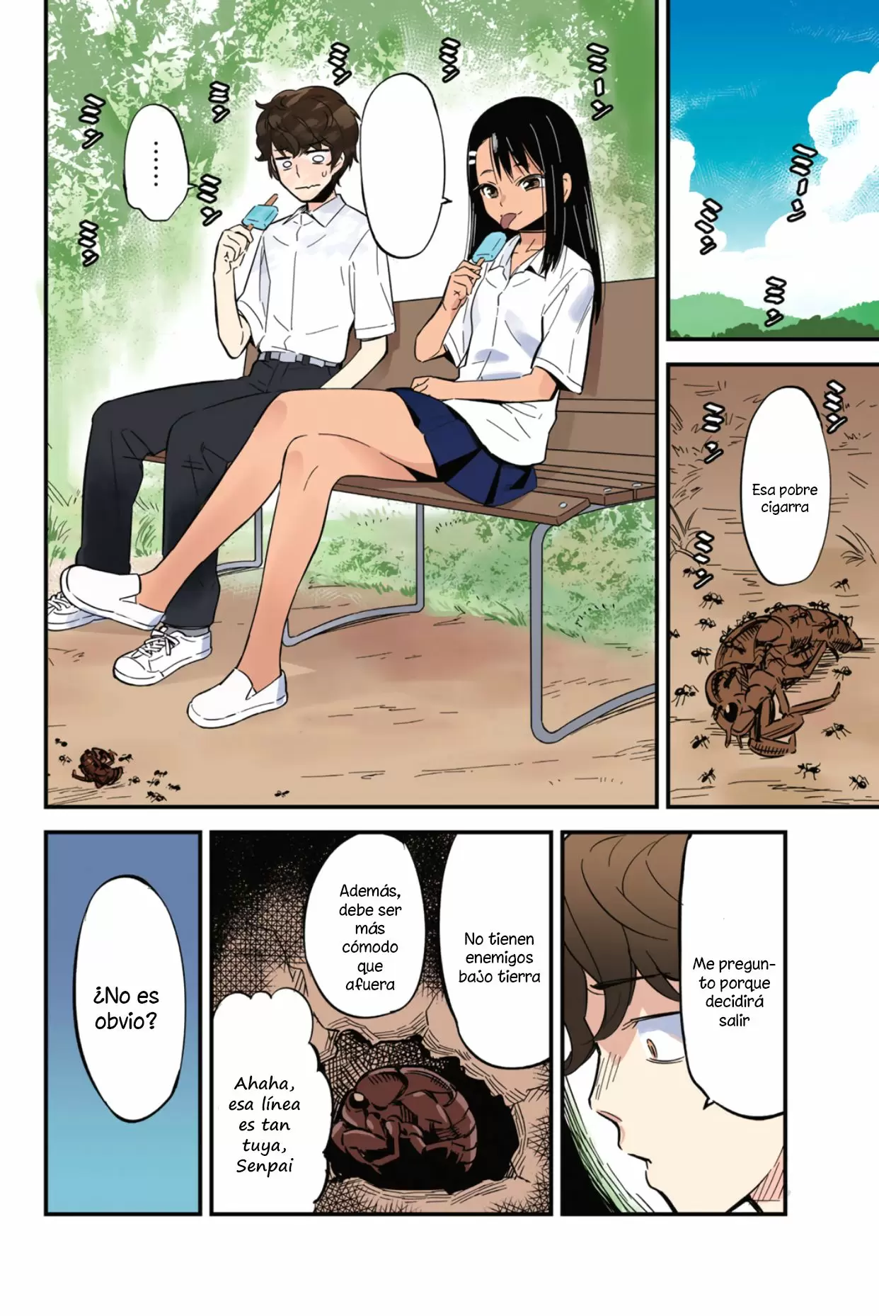 Please don't bully me, Nagatoro capítulo 16.2, página 2