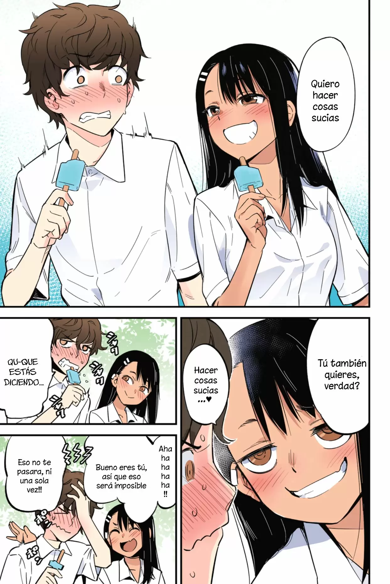 Please don't bully me, Nagatoro capítulo 16.2, página 3